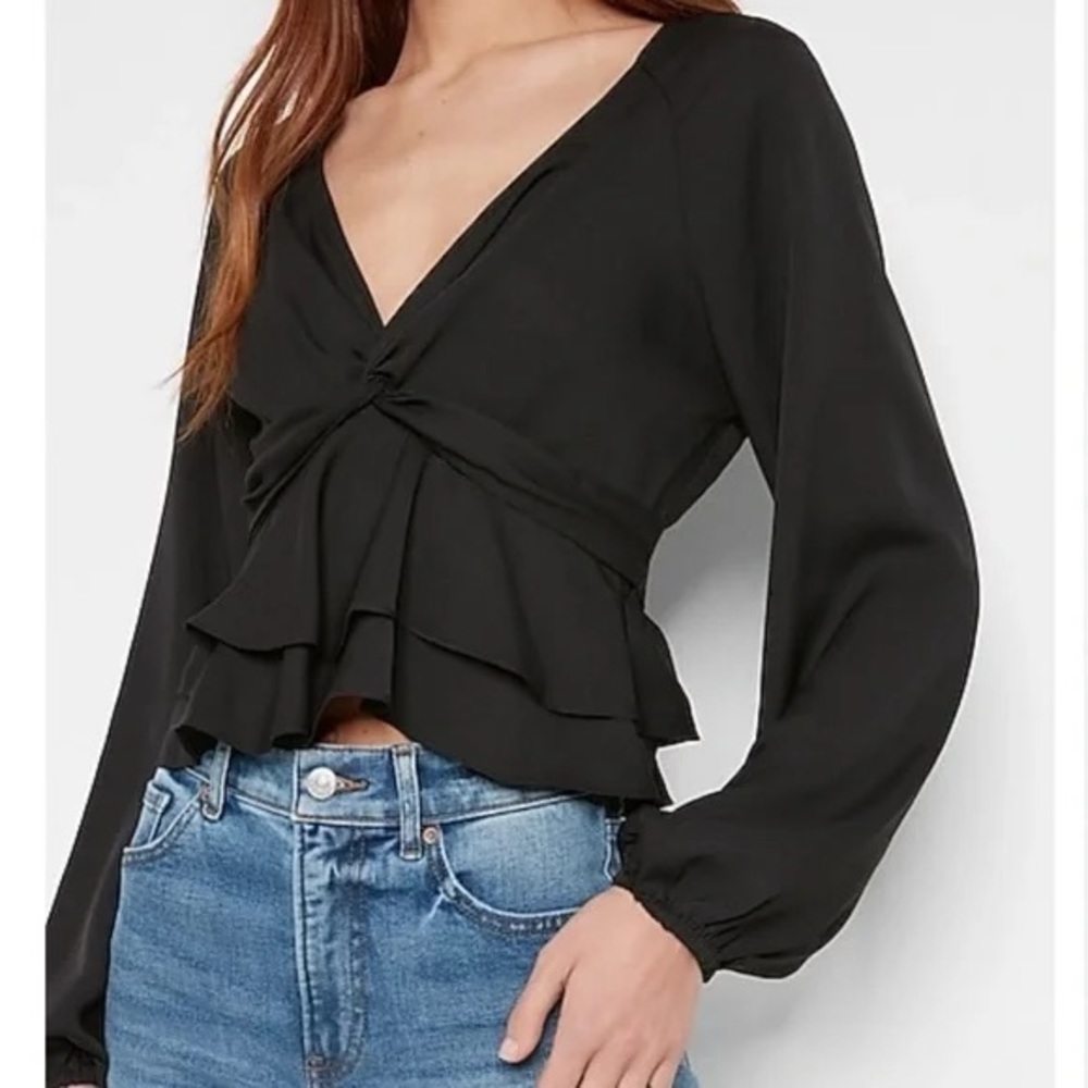 Black Long Sleeve Blouse